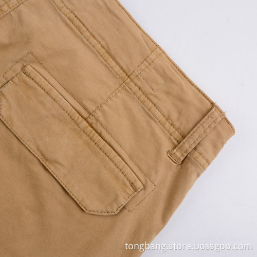 Vintage Trendy Slim Fit Chino Shorts